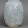 Vase « Monnaie du Pape » verre opalescent patiné bleu de René LALIQUE | Biron |||||||