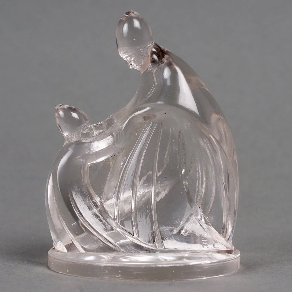 Presse-Papiers « Jeanne Lanvin » verre blanc de René LALIQUE | Biron ||||||||