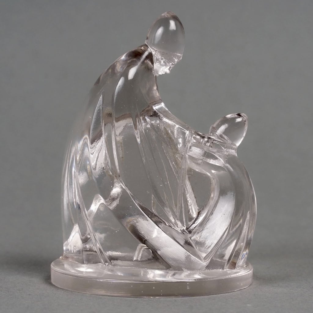 Presse-Papiers « Jeanne Lanvin » verre blanc de René LALIQUE | Biron Presse-Papiers "Jeanne Lanvin" verre blanc de René LALIQUE