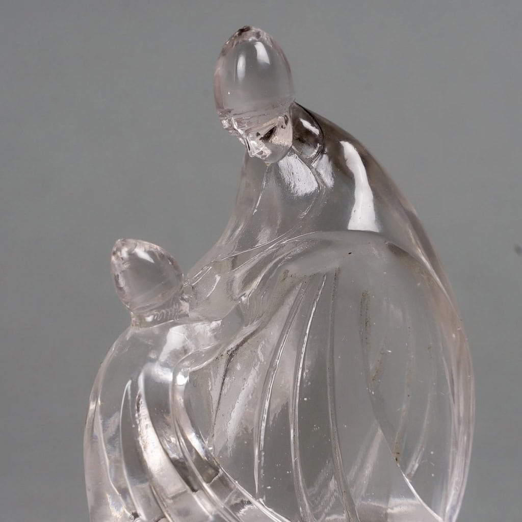 Presse-Papiers « Jeanne Lanvin » verre blanc de René LALIQUE | Biron Presse-Papiers "Jeanne Lanvin" verre blanc de René LALIQUE