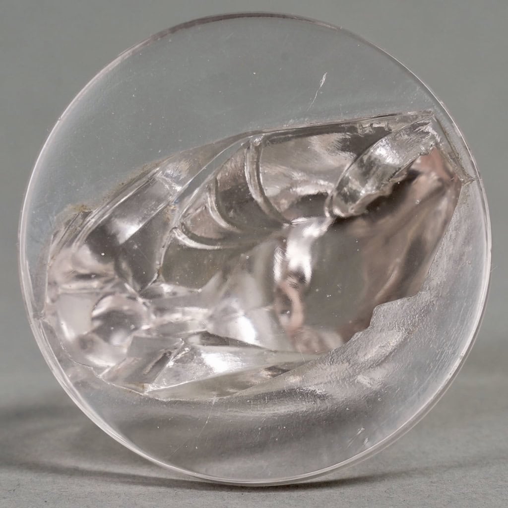 Presse-Papiers « Jeanne Lanvin » verre blanc de René LALIQUE | Biron Presse-Papiers "Jeanne Lanvin" verre blanc de René LALIQUE