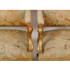 Une paire de fauteuils de style régence en bois doré fin XIXème siècle | Biron Une paire de fauteuils de style régence en bois doré fin XIXème siècle