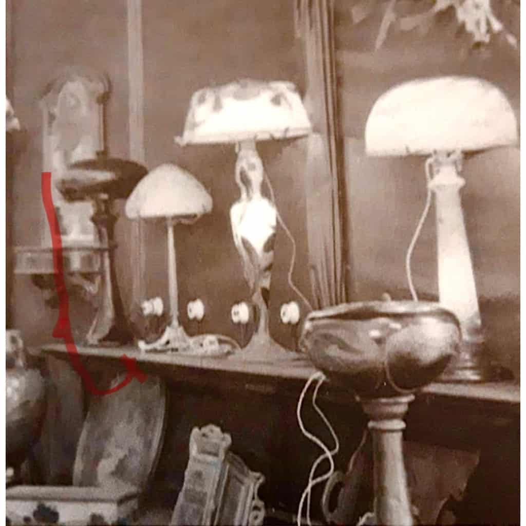 EMILE GALLÉ LAMPE ART NOUVEAU | Biron EMILE GALLÉ LAMPE ART NOUVEAU
