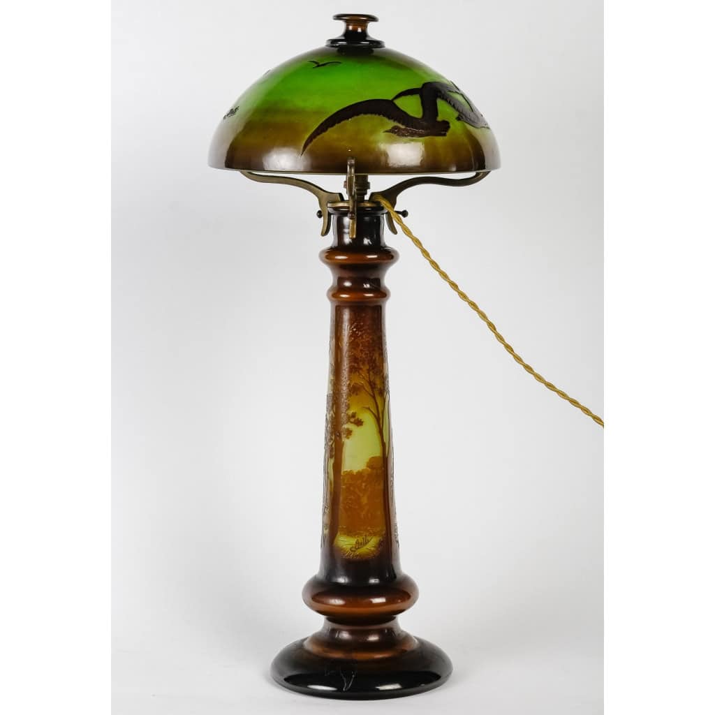 EMILE GALLÉ LAMPE ART NOUVEAU | Biron EMILE GALLÉ LAMPE ART NOUVEAU