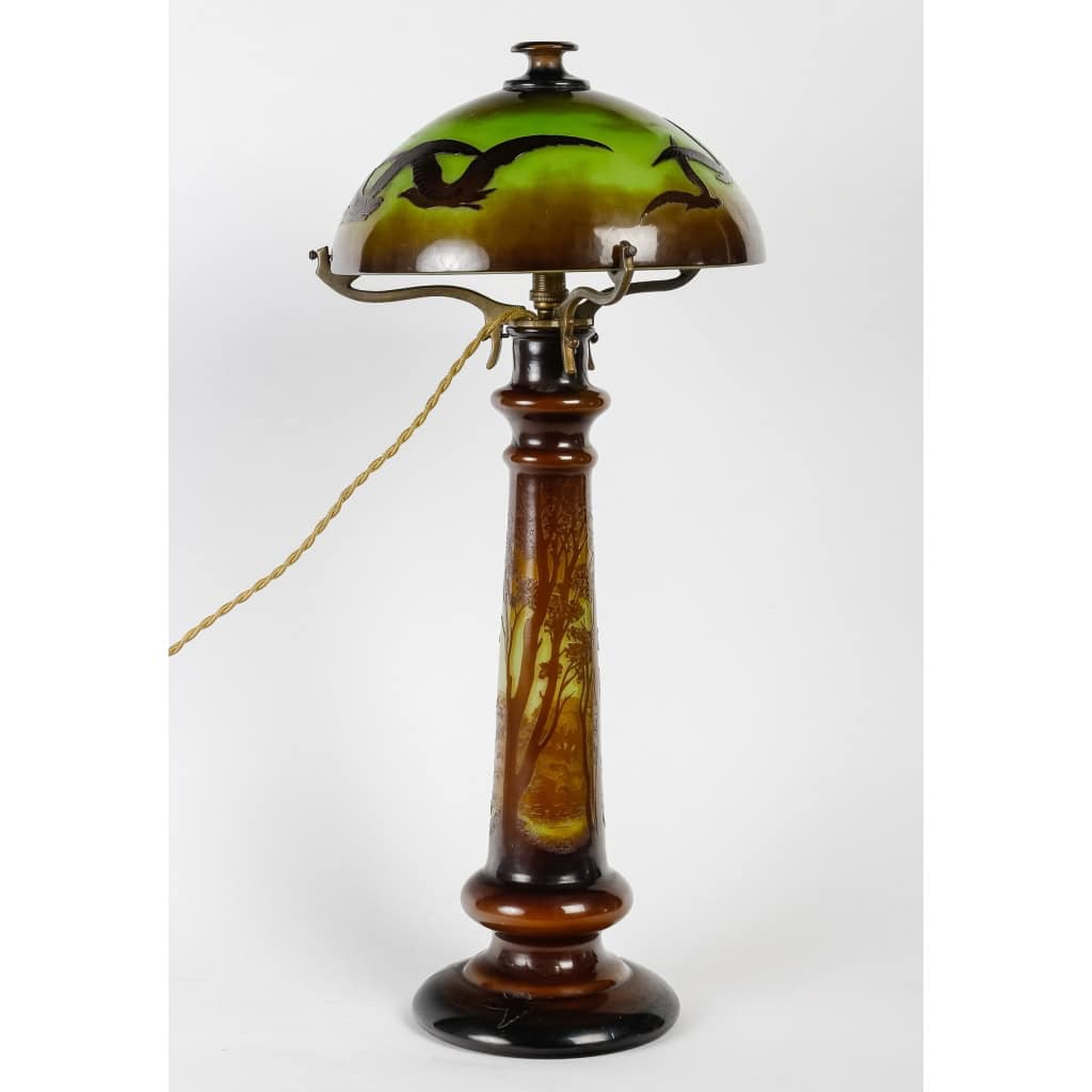EMILE GALLÉ LAMPE ART NOUVEAU | Biron EMILE GALLÉ LAMPE ART NOUVEAU