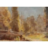 Tableau « Canards près d’une lavandière » d’Antoine Vollon | Biron Tableau "Canards près d'une lavandière" d'Antoine Vollon