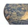 1970′ Guéridon Style Maison Baguès Décor Bambou en Bronze Doré Avec Plateaux Laque de Chine | Biron 1970′ Guéridon Style Maison Baguès Décor Bambou en Bronze Doré Avec Plateaux Laque de Chine