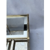1970′ Paire De Bouts De Canapés Ramsay en Laiton Avec Miroirs Vieillis | Biron 1970′ Paire De Bouts De Canapés Ramsay en Laiton Avec Miroirs Vieillis