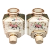 Boite à thé 19è siècle époque Louis Philippe palissandre citronnier deux flacons porcelaine | Biron Boite à thé 19è siècle époque Louis Philippe palissandre citronnier deux flacons porcelaine