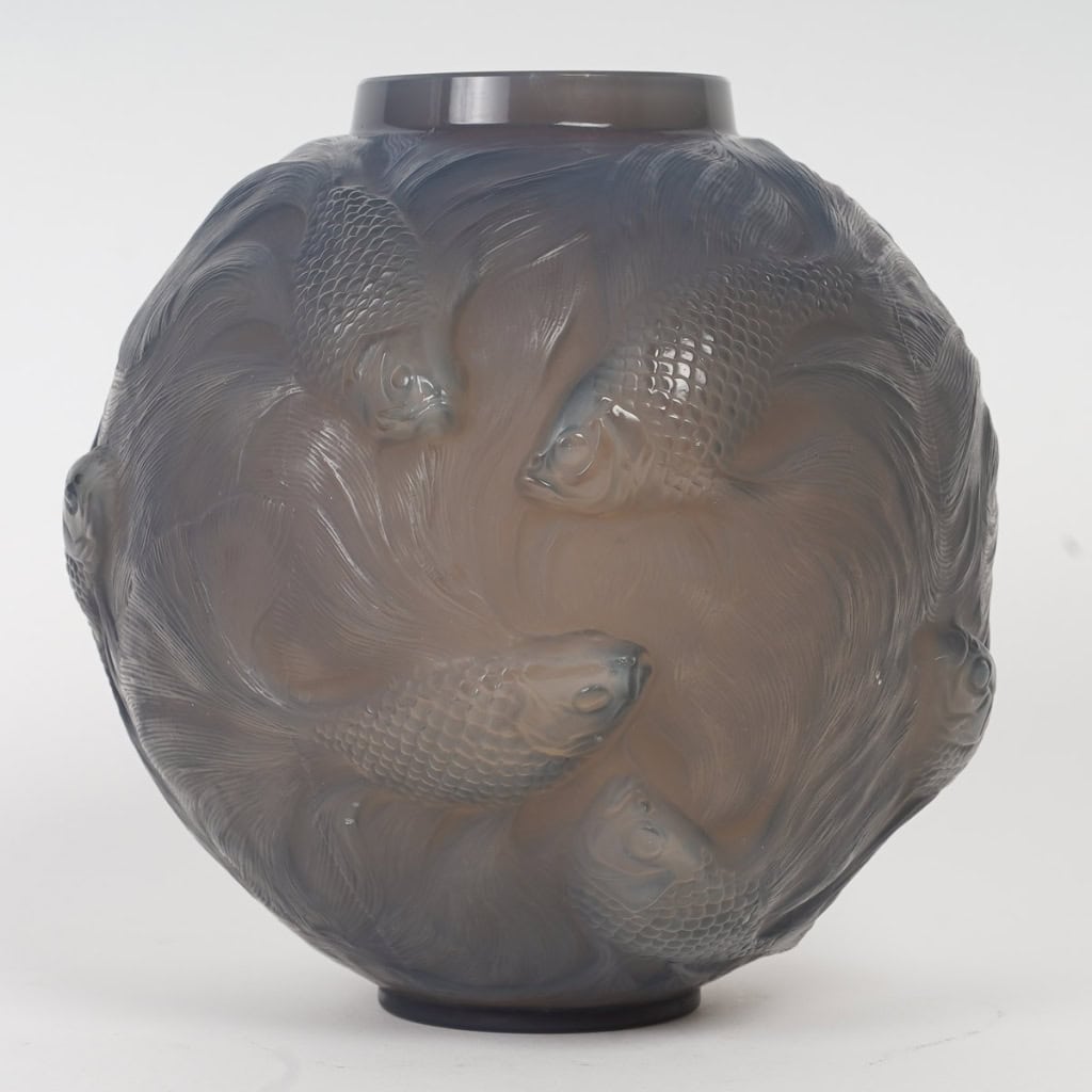 Vase « Formose » verre agate de René LALIQUE | Biron |||||