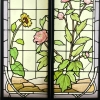 Vitrail Art nouveau aux pivoines (163,5 x 108 cm) | Biron Vitrail Art nouveau aux pivoines (163,5 x 108 cm)