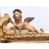 Miroir Doré à Décor De Lions d’époque 19ème | Biron Miroir Doré à Décor De Lions d'époque 19ème