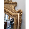 Miroir Doré à Décor De Lions d’époque 19ème | Biron Miroir Doré à Décor De Lions d'époque 19ème