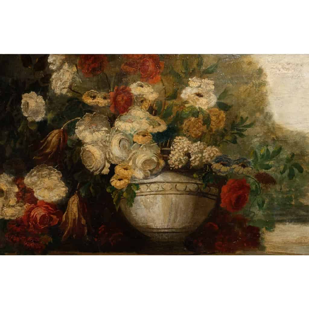 Suite de 4 tableaux de grande taille signée Ezechiele Guardascione | Biron Suite de 4 tableaux de grande taille signée Ezechiele Guardascione