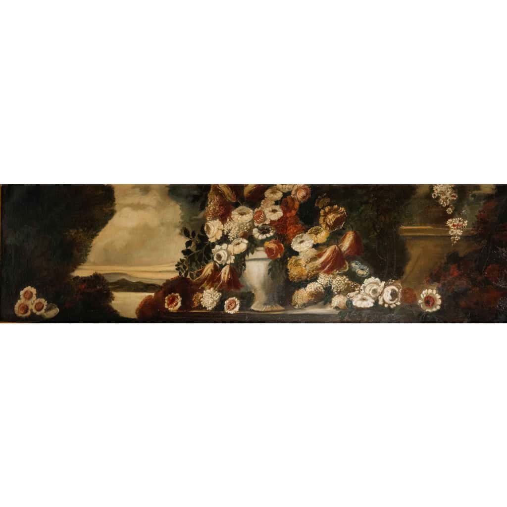 Suite de 4 tableaux de grande taille signée Ezechiele Guardascione | Biron Suite de 4 tableaux de grande taille signée Ezechiele Guardascione