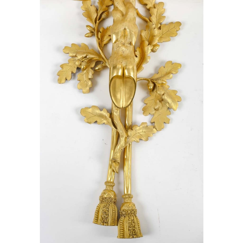Paire d’importantes appliques de style Louis XVI. | Biron Paire d'importantes appliques de style Louis XVI.