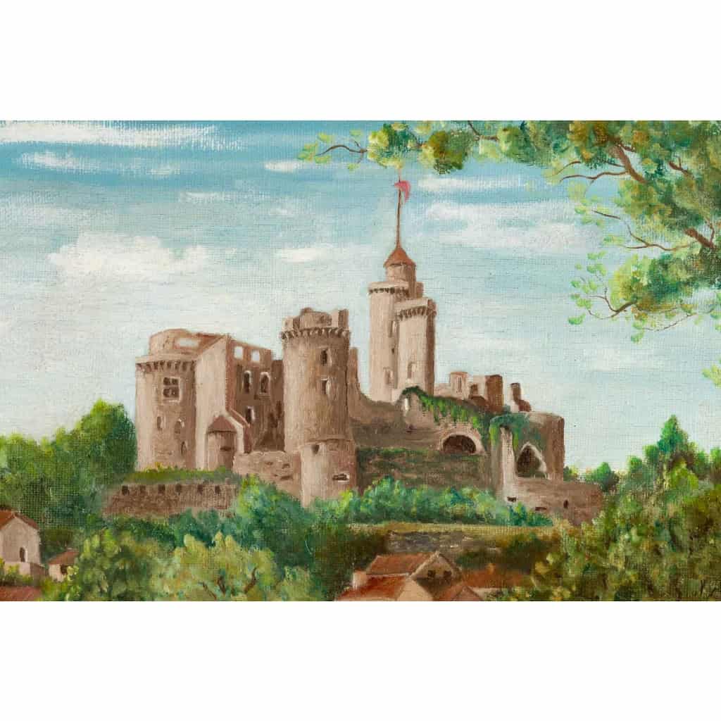 Le château de Bonaguil par J. V. Canel, 1961 | Biron Le château de Bonaguil par J. V. Canel, 1961