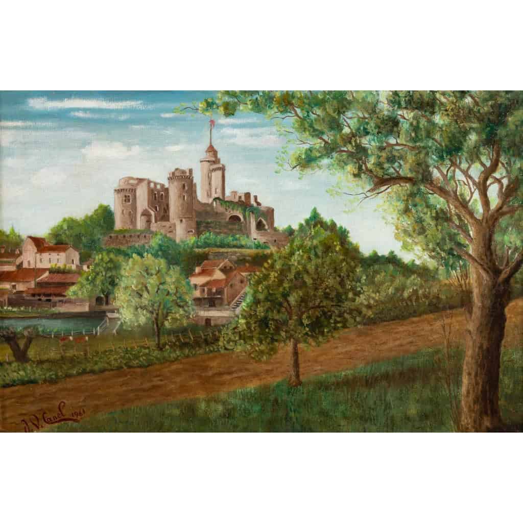 Le château de Bonaguil par J. V. Canel, 1961 | Biron Le château de Bonaguil par J. V. Canel, 1961