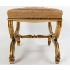 Paire de Larges Tabourets Curules de Style Louis XVI, circa 1900 | Biron Paire de Larges Tabourets Curules de Style Louis XVI, circa 1900