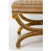 Paire de Larges Tabourets Curules de Style Louis XVI, circa 1900 | Biron Paire de Larges Tabourets Curules de Style Louis XVI, circa 1900
