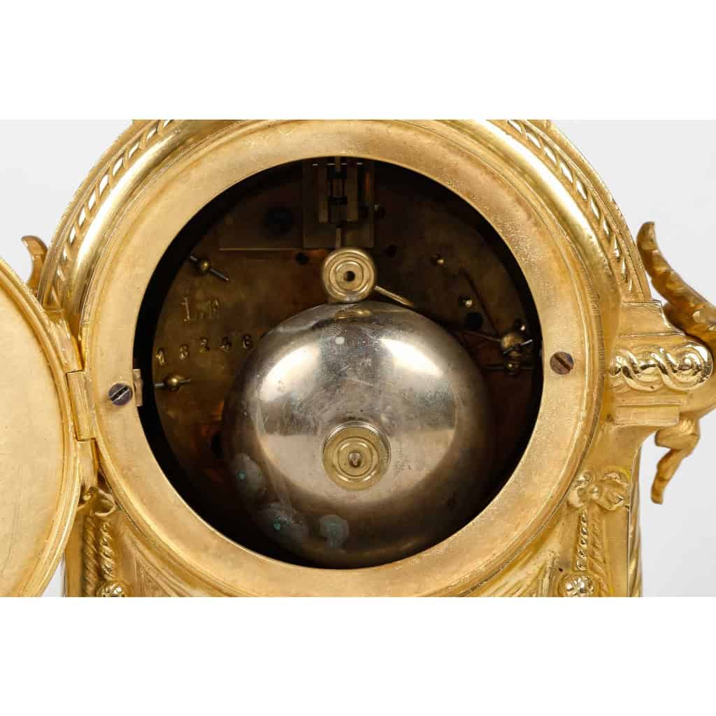 Une garniture en bronze doré et émail cloisonné fin XIXème siècle | Biron Une garniture en bronze doré et émail cloisonné fin XIXème siècle