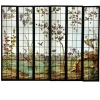 Ensemble de 6 panneaux signés HAYE Paris (230 x 177 cm) | Biron |||||