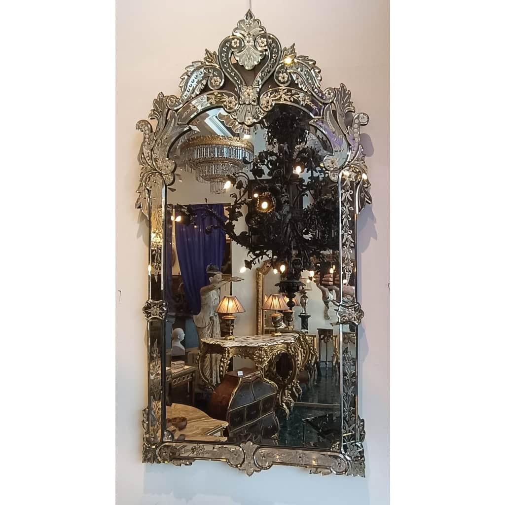 Miroir Vénitien d’époque 19ème | Biron |||||||||