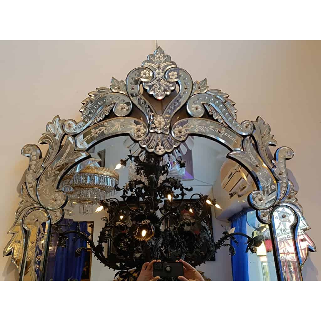 Miroir Vénitien d’époque 19ème | Biron Miroir Vénitien d'époque 19ème