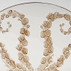Veilleuse Tiare « Véronique » verre blanc patiné sépia de René LALIQUE | Biron Veilleuse Tiare "Véronique" verre blanc patiné sépia de René LALIQUE