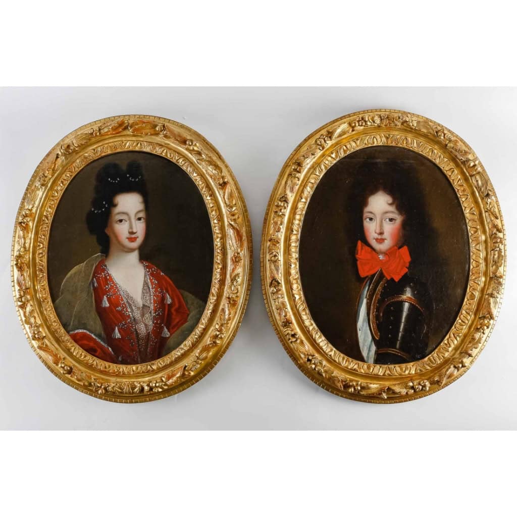 Portraits présumés de la duchesse et du duc de Bourbon. | Biron |||||||