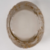 Boîte « Dinard » verre blanc patiné sépia de René LALIQUE | Biron Boîte "Dinard" verre blanc patiné sépia de René LALIQUE