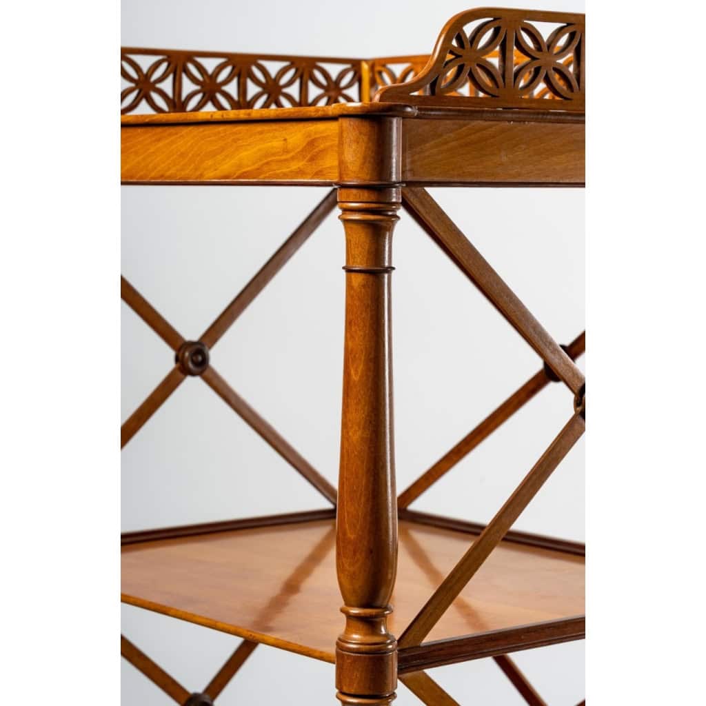 Paire D’étagères En Erable Et Amarante, Epoque Charles X | Biron Paire D’étagères En Erable Et Amarante, Epoque Charles X