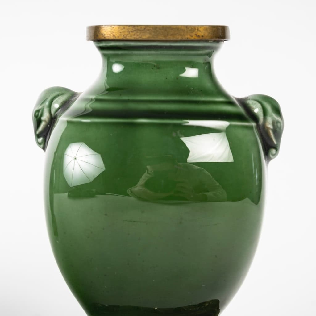 Théodore DECK (1823 – 1891) Paire de Vases Miniatures, circa 1870 | Biron Théodore DECK (1823 - 1891) Paire de Vases Miniatures, circa 1870