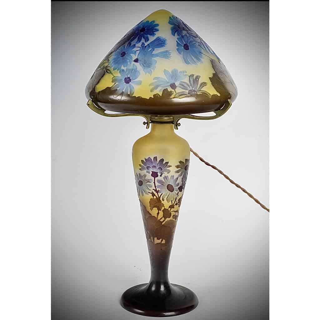 RARE ET GRANDE LAMPE D EMILE GALLÉ | Biron ||||||||||