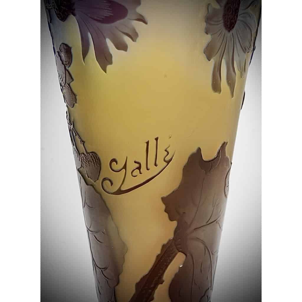 RARE ET GRANDE LAMPE D EMILE GALLÉ | Biron RARE ET GRANDE LAMPE D EMILE GALLÉ