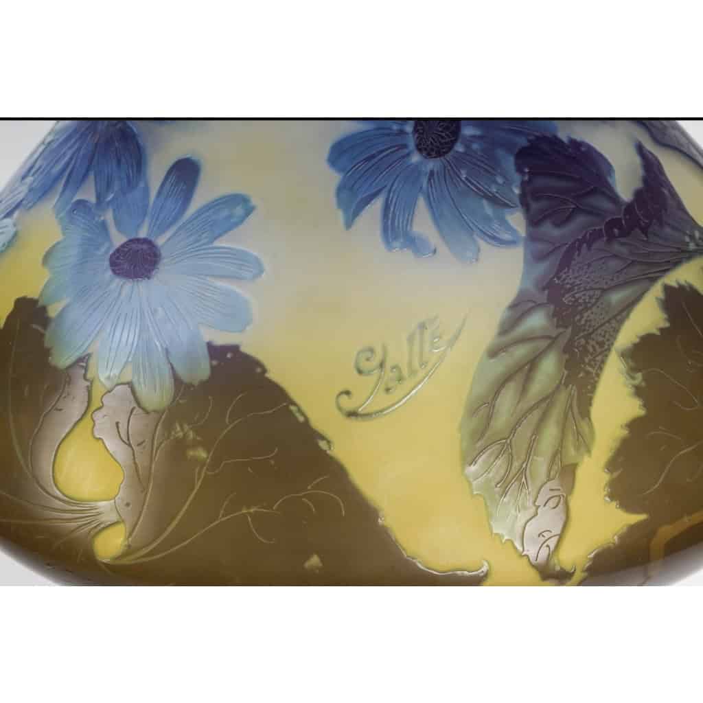 RARE ET GRANDE LAMPE D EMILE GALLÉ | Biron RARE ET GRANDE LAMPE D EMILE GALLÉ