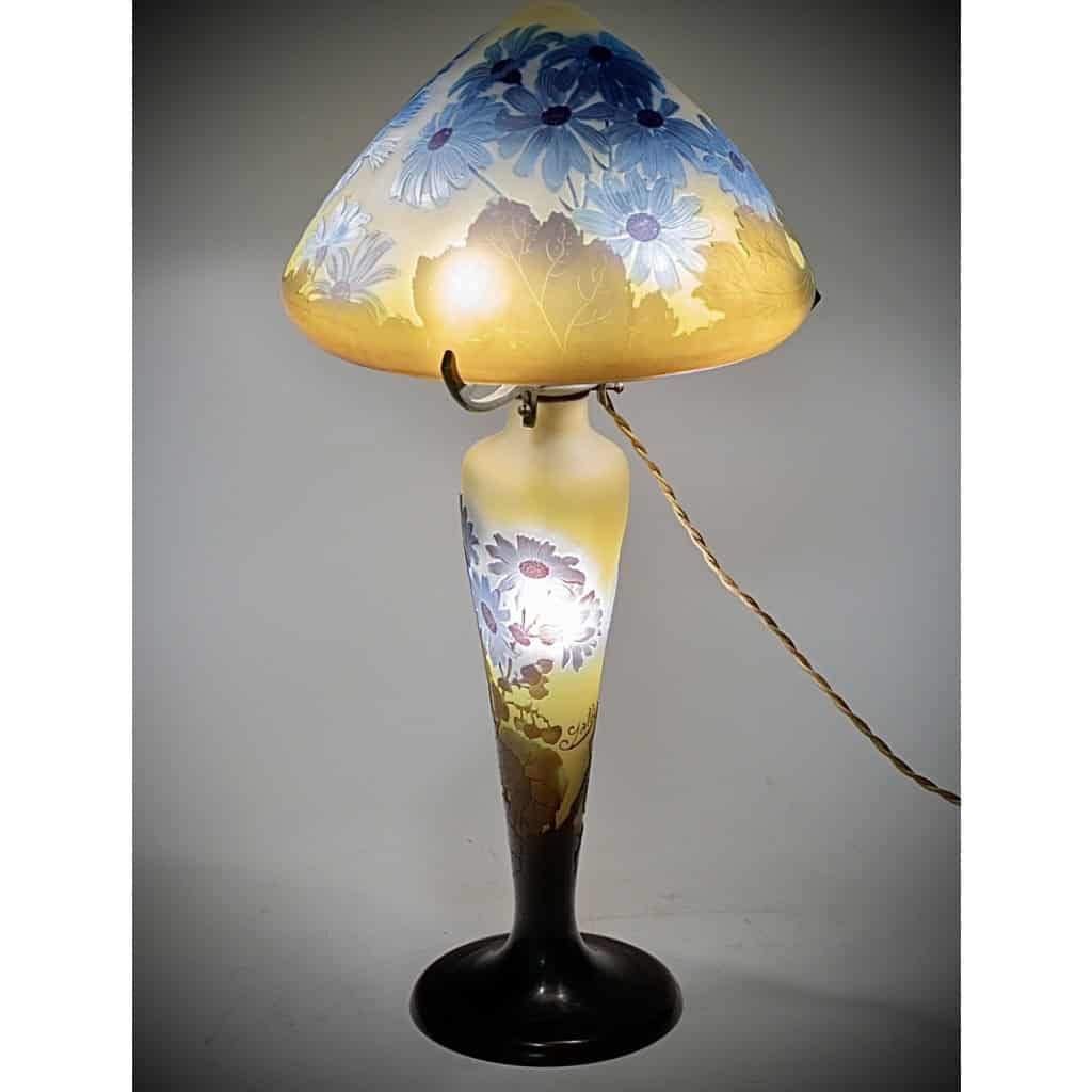RARE ET GRANDE LAMPE D EMILE GALLÉ | Biron RARE ET GRANDE LAMPE D EMILE GALLÉ
