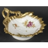 Coquille blanche et or à motifs floraux | Biron |||||||