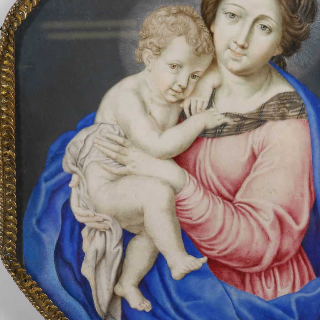 Vierge à l’enfant. | Biron Vierge à l'enfant.