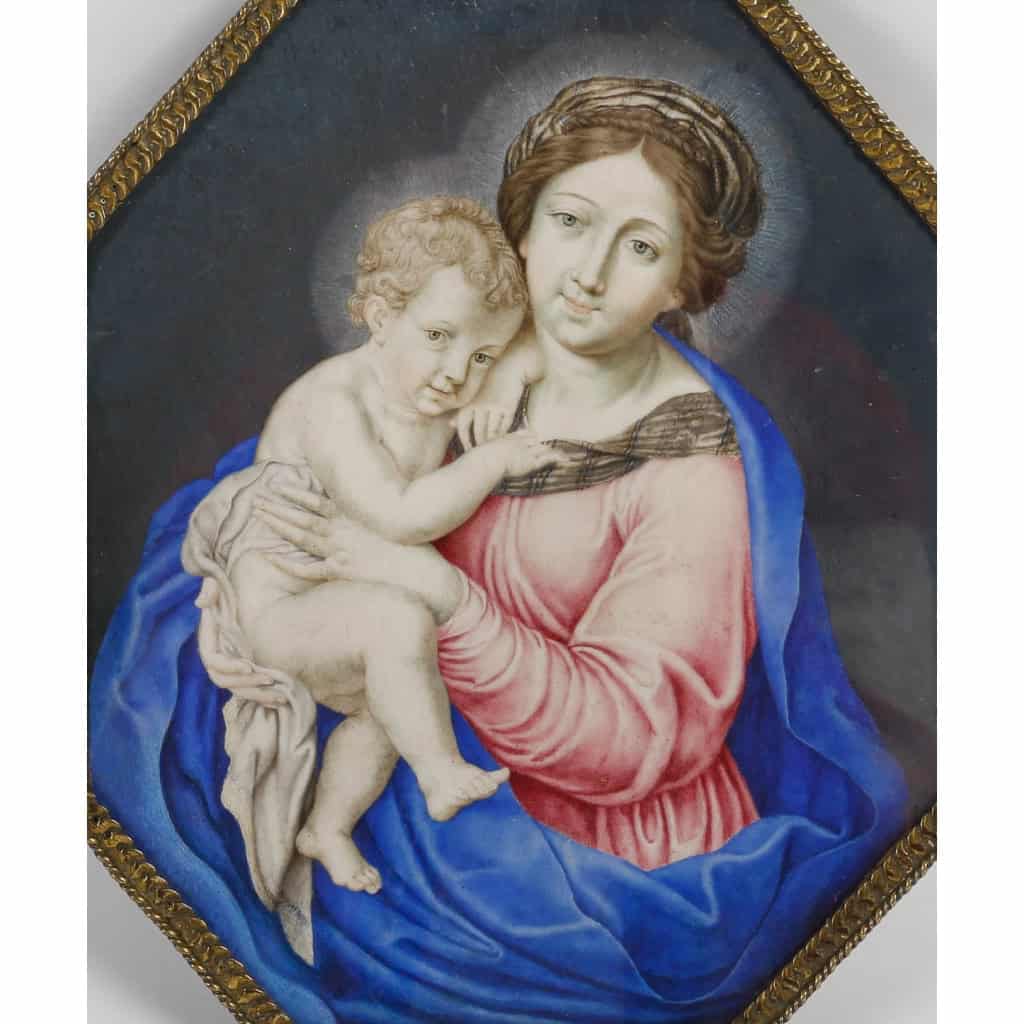 Vierge à l’enfant. | Biron Vierge à l'enfant.