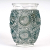 Vase « Bagatelle » verre blanc patiné bleu de René LALIQUE | Biron |||||||