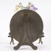 Miroir De Table En Porcelaine de Meissen Et Bronze Fin XIXème Siècle | Biron Miroir De Table En Porcelaine de Meissen Et Bronze Fin XIXème Siècle