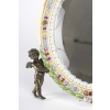 Miroir De Table En Porcelaine de Meissen Et Bronze Fin XIXème Siècle | Biron Miroir De Table En Porcelaine de Meissen Et Bronze Fin XIXème Siècle