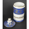 Pot bleu et or en porcelaine par Le Tallec, XXème siècle | Biron Pot bleu et or en porcelaine par Le Tallec, XXème siècle