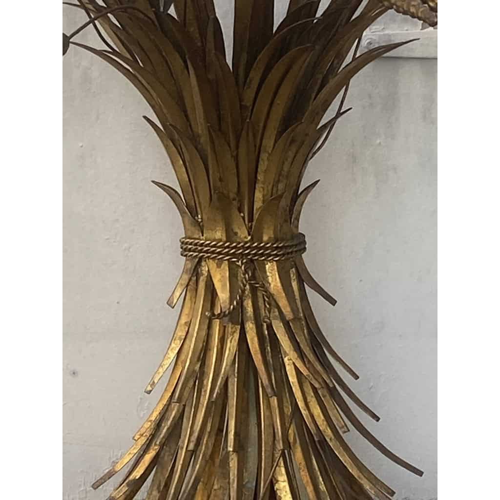 1970′ Console Gerbe De Blé Modéle D’Aprés Goosens Métal Doré DLG Coco Chanel | Biron 1970′ Console Gerbe De Blé Modéle D’Aprés Goosens Métal Doré DLG Coco Chanel