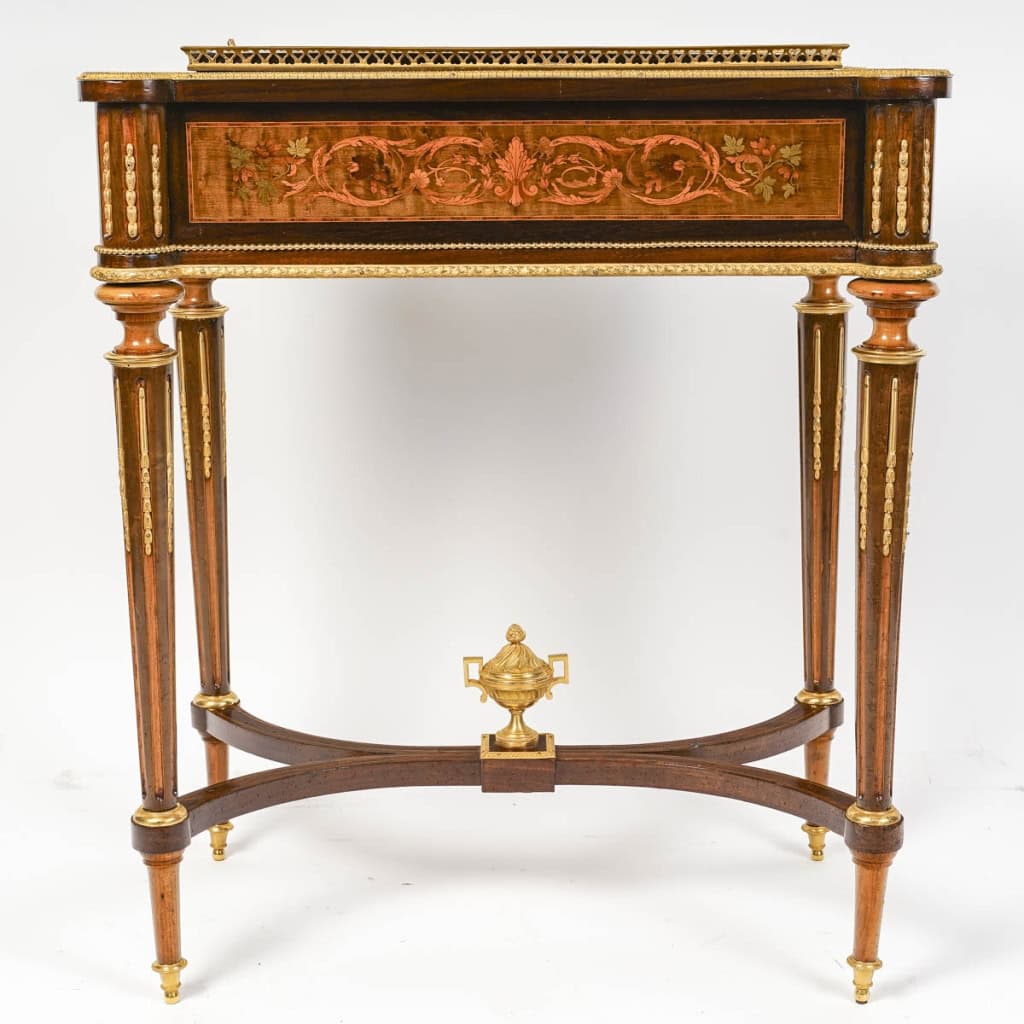 Jardinière en acajou et marqueterie de style François Linke | Biron Jardinière en acajou et marqueterie de style François Linke