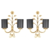1960 Paire d’appliques en bronze Maison Baguès | Biron |||||