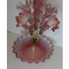 1880/1900 Coupe en Verre Opalescent Avec 5 Cornets N3 13