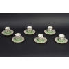 Ensemble de tasses en porcelaine et argent, Angleterre, AYNSLEY, XIXème siècle | Biron Ensemble de tasses en porcelaine et argent, Angleterre, AYNSLEY, XIXème siècle