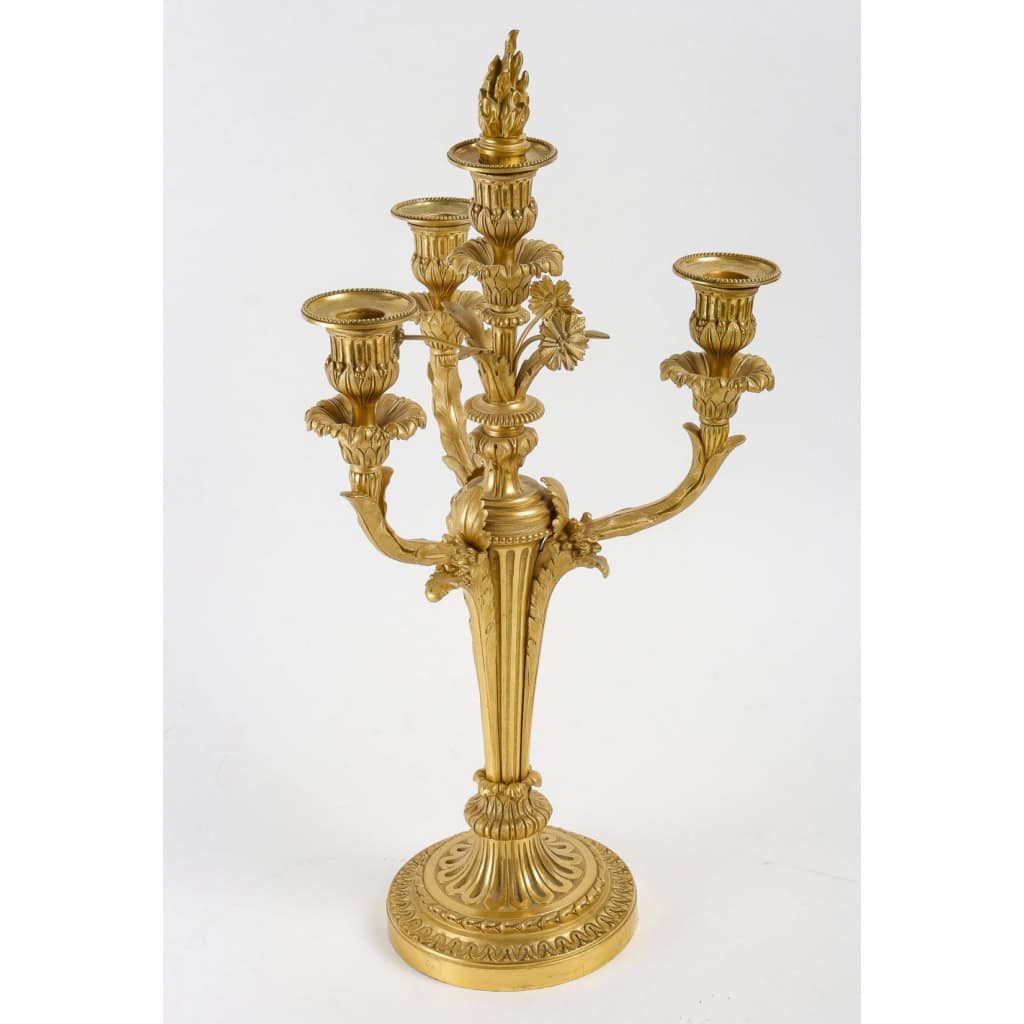 Paire de candélabres de d’époque Napoléon III (1851 – 1870). | Biron Paire de candélabres de d'époque Napoléon III (1851 - 1870).